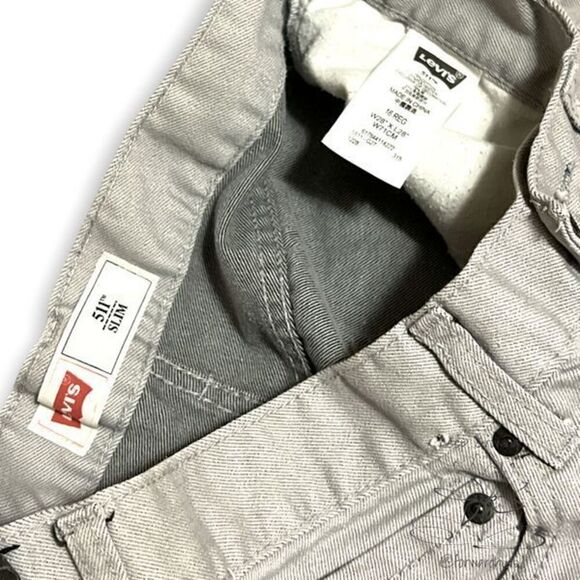 Levi’s 511 Slim Light Gray 16 Reg Jeans - Picture 3 of 9